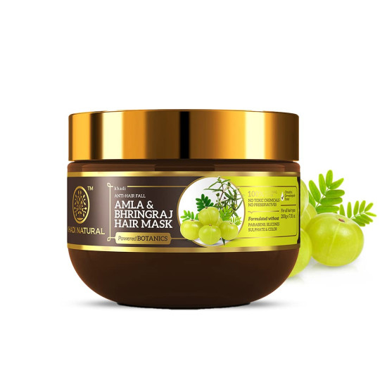 Khadi Natural Amla & Bhringraj Hair Mask - Anti-Hair Fall Solution