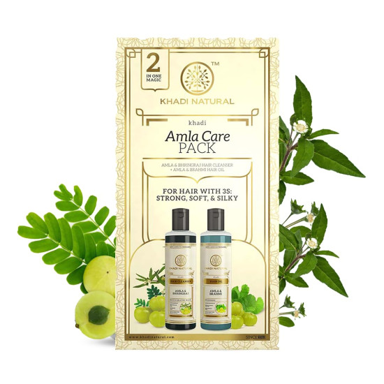 Khadi Natural Amla Hair Care Pack - Anti-Hair Fall Solution Khadi Natural Amla Hair Care Pack - Anti-Hair Fall Solution