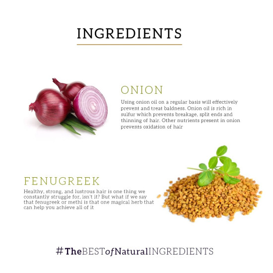 Khadi Natural Onion & Fenugreek Hair Conditioner - Reduce Hair Fall