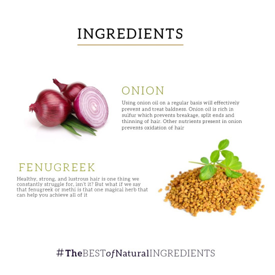 KHADI NATURAL Onion & Fenugreek Hair Mask - Reduces Dandruff & Promotes Hair Growth