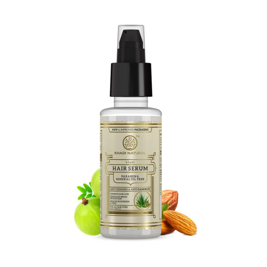 Khadi Natural Hair Serum - Soft, Shiny & Frizz-Free Hair