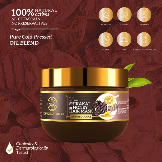 KHADI NATURAL Shikakai & Honey Hair Mask - Nourish & Strengthen