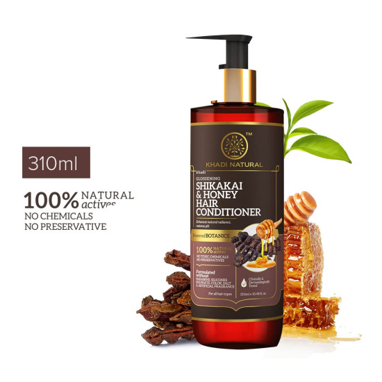 Khadi Natural Shikakai & Honey Conditioner - Nourish & Shine
