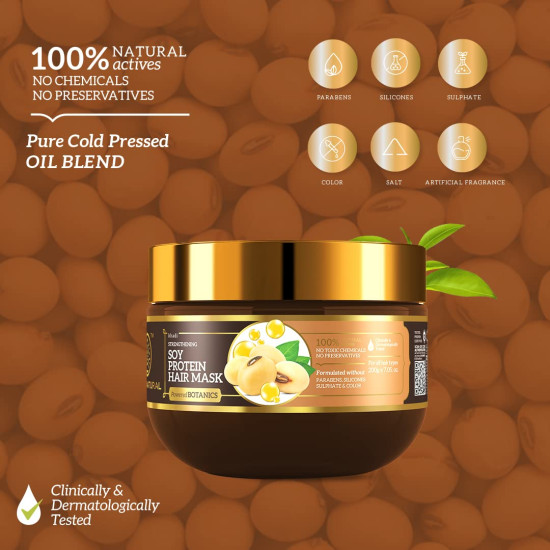 KHADI NATURAL Soy Protein Hair Mask - Strengthen & Nourish