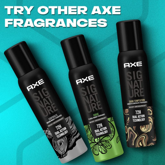 Axe Signature Mysterious Long Lasting No Gas Body Deodorant For Men - Tropical Green Fragrance