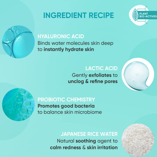 Dot & Key Rice Water Hydrating Toner - Alcohol-Free & Quick Absorbing