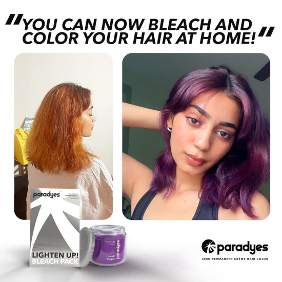 Paradyes Lighten Up! Bleach Pack 30 Vol. - Enriched with Flax, Almond & Olive Oils