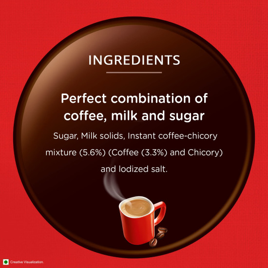 Nescafé All In One Powder Coffee Sharebag, 160G (Pack of 10 Sachets) - Convenient Instant Coffee