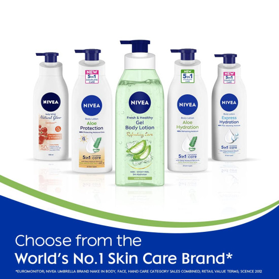 NIVEA Gel Body Lotion 75 ml - Refreshing Care for 24H Hydration