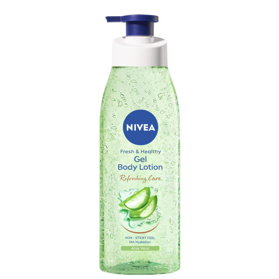 NIVEA Gel Body Lotion 390 ml - 24H Hydration with Aloe Vera