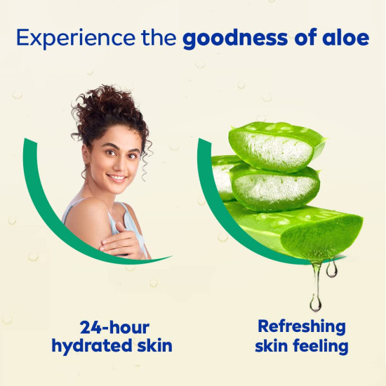 NIVEA Gel Body Lotion 390 ml - 24H Hydration with Aloe Vera