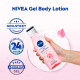 NIVEA Gel Body Lotion 390 ml - Refreshing Care with Rose Water