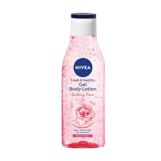 NIVEA Gel Body Lotion 200 ml - Refreshing Care with Rose Water