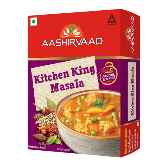 Aashirvaad Kitchen King Masala, 100g - Exquisite Indian Spice Blend