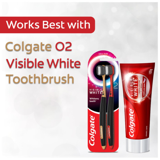 Colgate Visible White 165g Toothpaste - Teeth Whitening & Enamel Protection