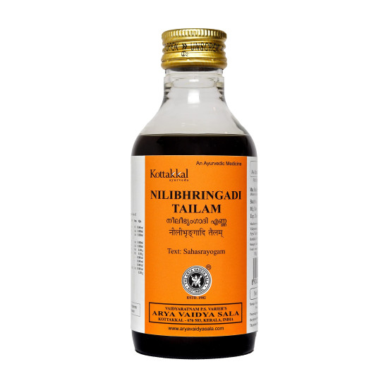 Kottakkal Ayurveda Nilibhringadi Tailam - 200 ml, Enriched With Natural Ingredients