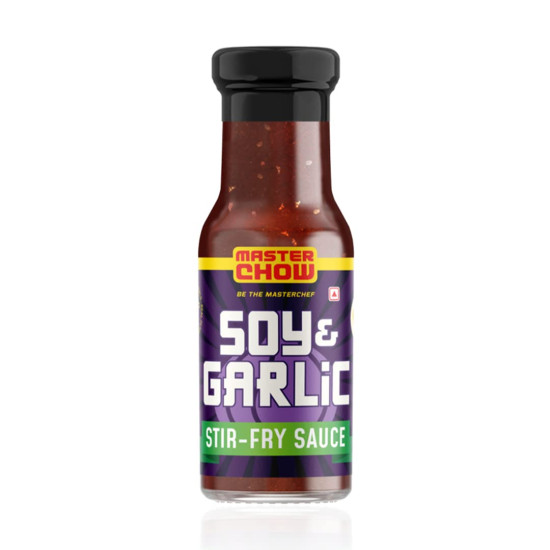 MasterChow Soy & Garlic Stir-Fry Cooking Sauce - Healthy, Low Calorie