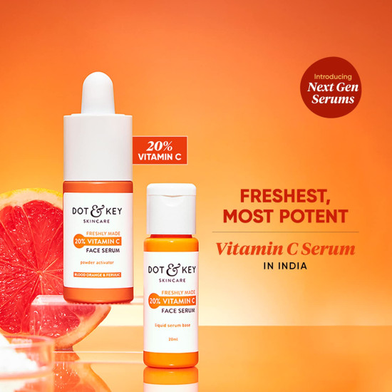 Dot & Key 20% Vitamin C Face Serum - Skin Glow & Pigmentation Reduction