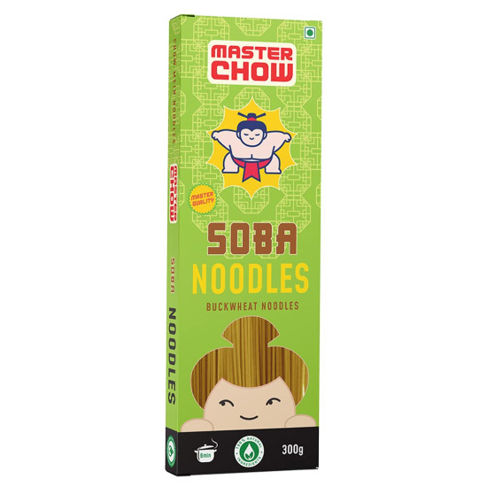 MasterChow Healthy Soba Noodles - 70% Buckwheat & 30% Whole Wheat