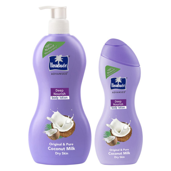 Parachute Advansed Deep Nourish Body Lotion - Pure Coconut Milk & Natural Moisturisers