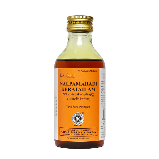 Kottakkal Ayurveda® Nalpamaradi Keratailam - Herbal Skin Oil