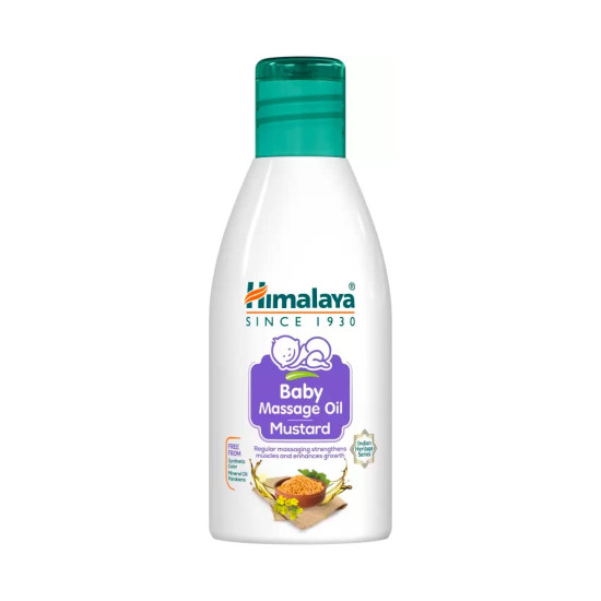 Himalaya Baby Massage Oil (Mustard) 200 ml - Nourishing Baby Care