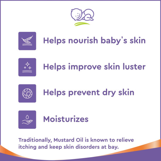 Himalaya Baby Massage Oil (Mustard) 100 ml - Nourishing Baby Care