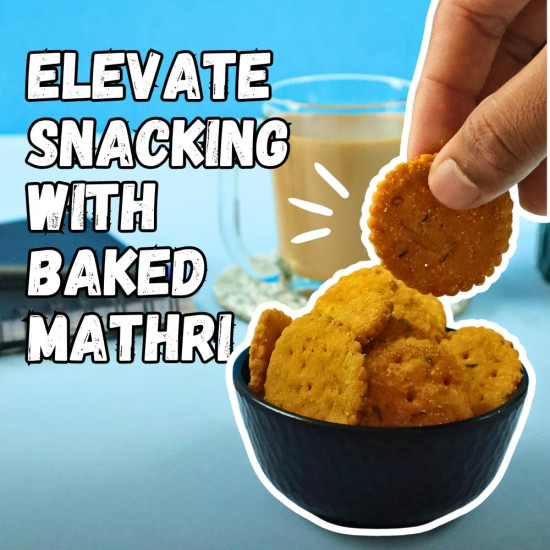 HEALTHY MASTER Baked Wheat Masala Mathri - Rich in Protein & Low GI