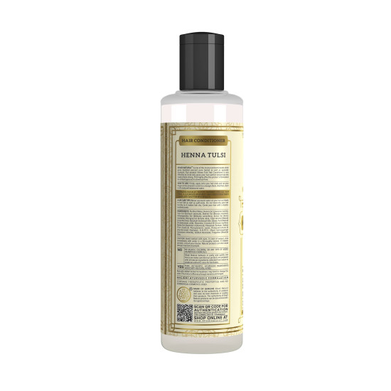 Khadi Natural Henna Tulsi Hair Conditioner - Moisturizing Conditioner for Dry Hair