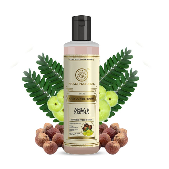 Khadi Natural Amla & Reetha Hair Conditioner 210ml - Hair Fall Rescue