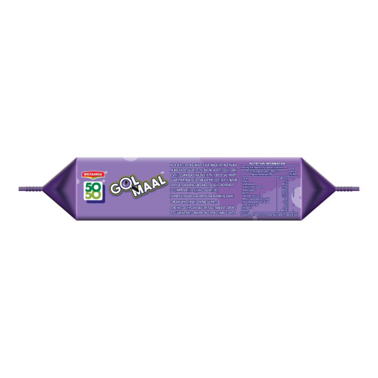 Britannia 50-50 Golmaal Light Crackers with Kaala Jeera Biscuits - Light & Crispy Snack