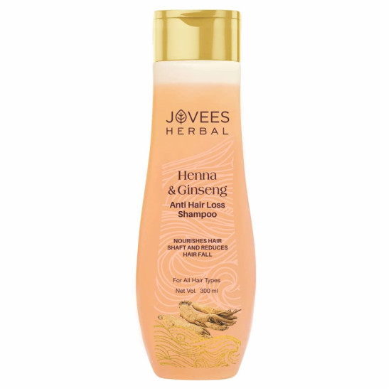 Jovees Herbal Henna & Ginseng Anti Hair Loss Shampoo - For Hair Growth & Hair Fall Control