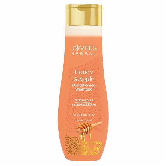 Jovees Herbal Honey & Apple Conditioning Shampoo - Frizz Control & Hair Repair