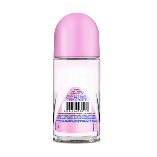Nivea Women Deodorant Roll On Pearl & Beauty Radiance - Eventoned Smooth Underarms