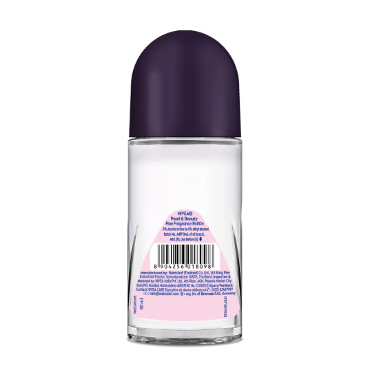 NIVEA Women Deodorant Roll On Pearl & Beauty - Smooth & Fragrant Underarms