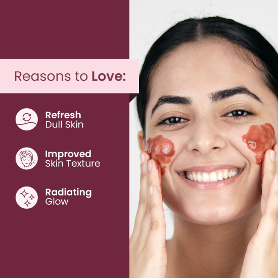 Mother Sparsh Rose & Beetroot Ubtan Face Wash - Deep Cleansing & Nourishing Mother Sparsh Rose & Beetroot Ubtan Face Wash - Deep Cleansing & Nourishing