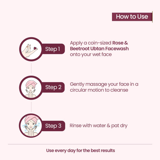 Mother Sparsh Rose & Beetroot Ubtan Face Wash - Deep Cleansing & Nourishing Mother Sparsh Rose & Beetroot Ubtan Face Wash - Deep Cleansing & Nourishing