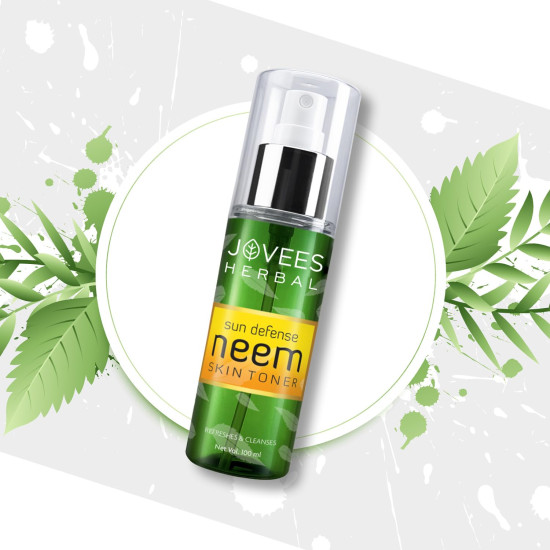 Jovees Herbal Neem Skin Toner - Sun Protection & Pore Tightening