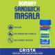 CRISTA Bombay Sandwich Masala - Authentic Indian Spice for Vegan Sandwiches