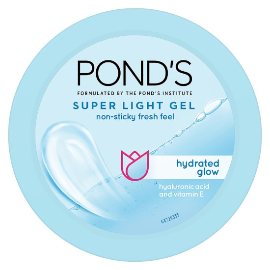 Pond's Super Light Gel Moisturiser - Oil Free with Hyaluronic Acid & Vitamin E