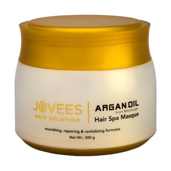 Jovees Herbal Argan Oil Hair Spa Mask - Controls Hairfall & Repairs Damaged Hair