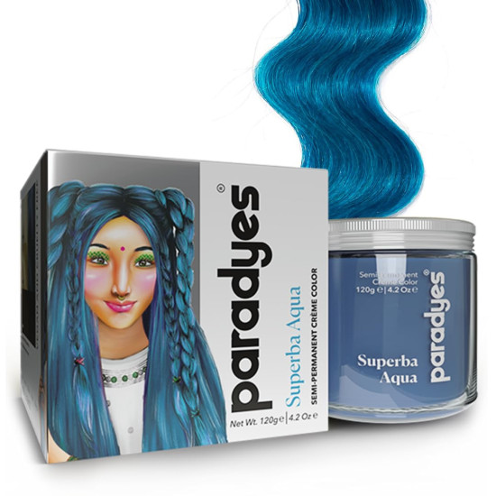 Paradyes Superba Aqua Hair Colour - Infused with Aloe-vera & Bhringaraj