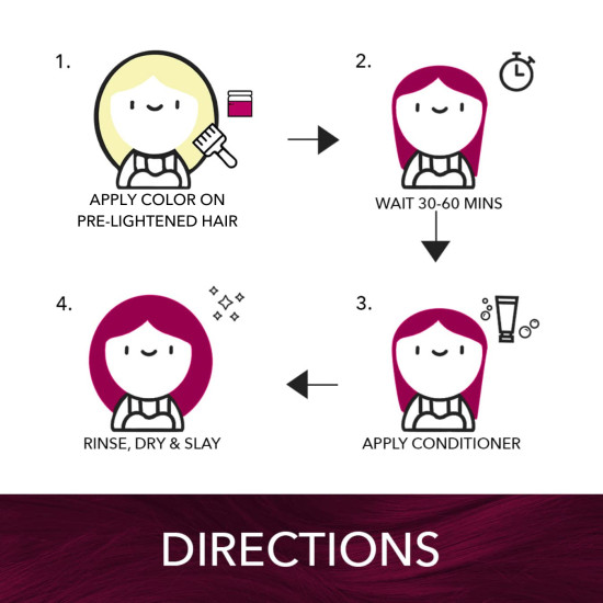 Paradyes Comrii Purple Hair Colour - Infused with Aloe-vera & Bhringaraj