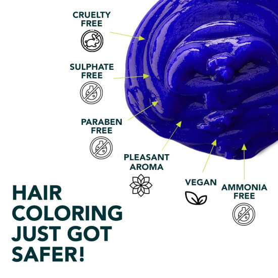Paradyes Semi-permanent Rudolphi Blue Hair Colour - Aloe-vera Infused