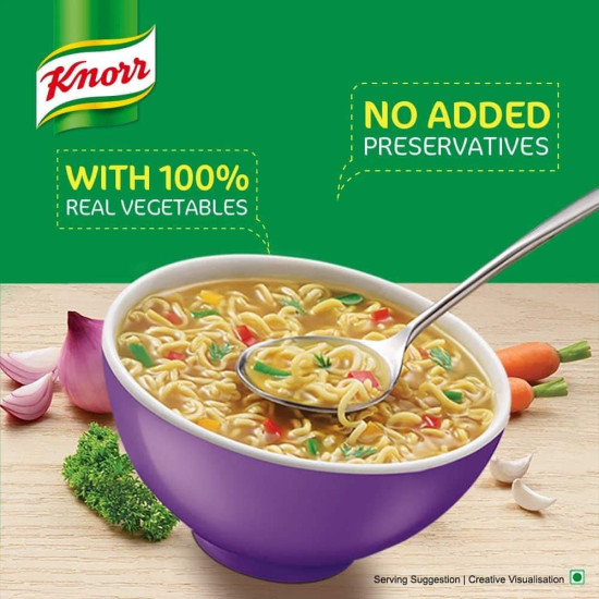 Knorr Mast Masala Soupy Noodles - Unique Flavor 77g