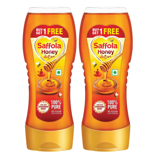 Saffola Honey Active - 100% Pure Sundarban Forest Honey