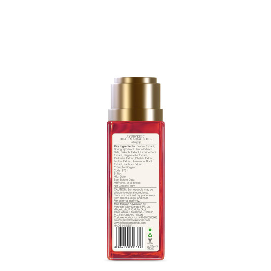 Forest Essentials Ayurvedic Herb Enriched Head Massage Oil - Nourishing Hair Growth