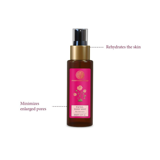 Forest Essentials Facial Tonic Mist with Pure Rosewater - Hydrating Daily Face Toner