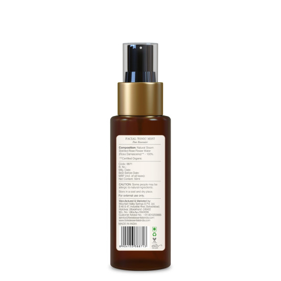 Forest Essentials Facial Tonic Mist with Pure Rosewater - Hydrating Daily Face Toner