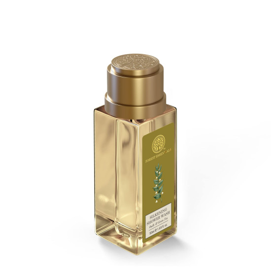 Forest Essentials Silkening Shower Wash Oudh & Green Tea - SLS-Free Body Wash